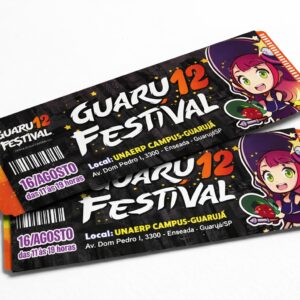 Ingresso GuaruFestival 12 - MEIA ENTRADA/SOCIAL (1º Lote)